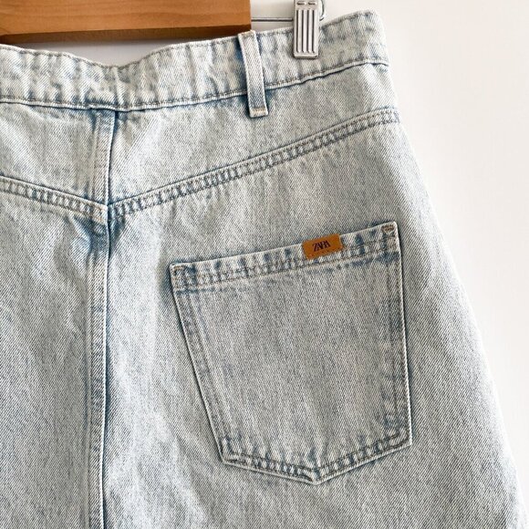 Zara Long Denim Skirt - Picture 10 of 11